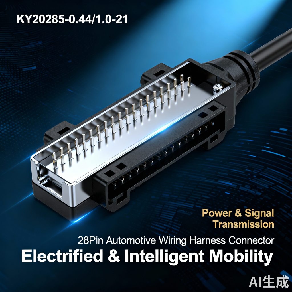 KY20285-0.44/1.0-21 28Pin Automotive Wiring Harness Connector: Meeting Universal Vehicle Needs in Electrified Mobility