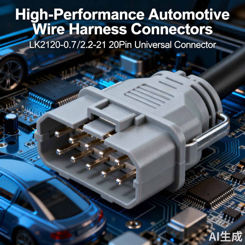 LK2120-0.7/2.2-21 20Pin Automotive Wire Harness Connector: Universal Adaptability for Modern Vehicles in Electrification Trend