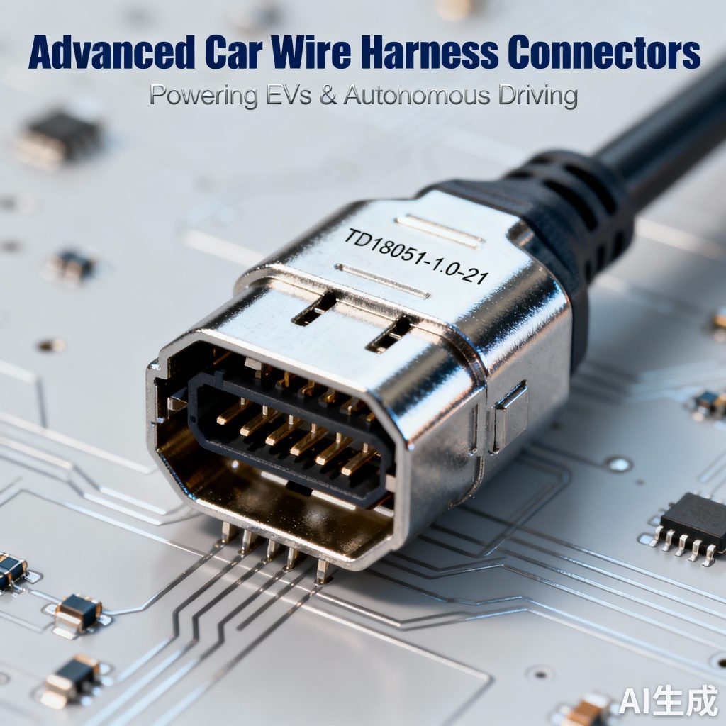 TD18051-1.0-21 5Pin Universal Car Wire Harness Connector: Powering Modern Vehicle Connectivity